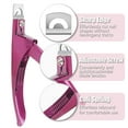 Dr.nail Adjustable Nail Clippers with Sizers for Acrylic Nails