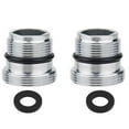 thumbnail image 1 of 2 Pcs Adaptateur de Robinet d'Eau Filetage Mâle 0,5-M22 Pcs de Rechange avec 2 Anneaux, 1 of 7
