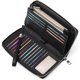 thumbnail image 5 of Cartera de Mujer, Cartera de Mujer de Piel de Gran Capacidad, Clutch con Cremallera, Pulsera con Bloqueo RFID y más, Aa-Negro, 5 of 6