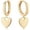Gold Tone : 1Pairs CZ Star & 11Pairs CZ Moon, variant on Gold Dainty Dangle Hoop Earrings for Women 14K Gold Plated Delicate cute Geometric Triangle Cone Dangle Earrings