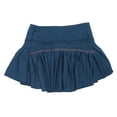 thumbnail image 4 of Falda plisada para niñas, pantalones cortos de moda, falda deportiva elástica para entrenamiento con bolsillos, verde oscuro, talla S, 4 of 14