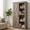 Gray Wash, variant on 74"H Tall Storage Cabinet, Wood Pantry Cabinet with Barn Door, for Kitchen, Dining Room, Living Room - Gray Wash