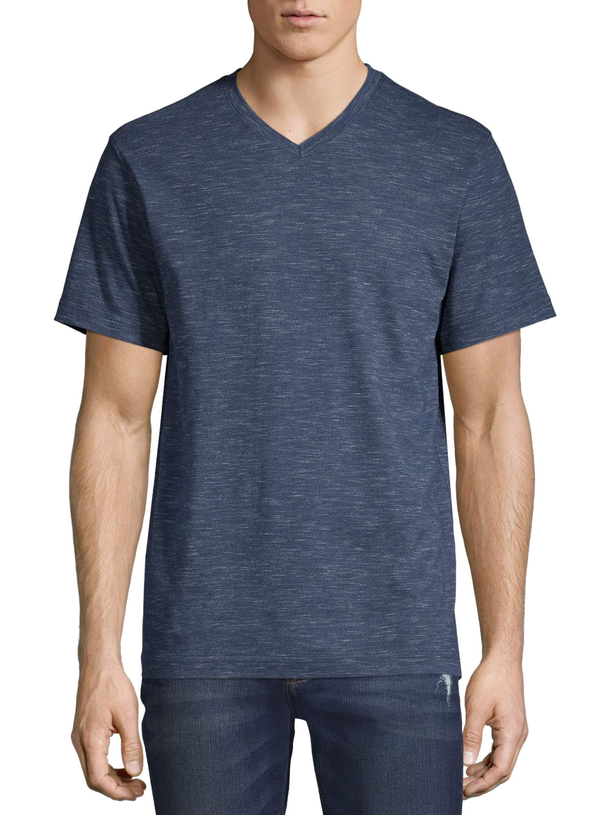 George Men's V-Neck T-Shirt - Walmart.com
