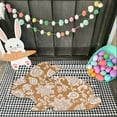 thumbnail image 4 of TIELUTT Rabbit Floor Mat Rabbit Shape Door Mat Bathroom Cute Carpet Room Decoration Non Floor Mat Indoor Non Shedding Throw Blanket Little Carpet Full Throw Blanket Air Rug Shaggy Rugs for Living Roo, 4 of 8