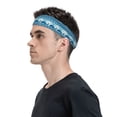 thumbnail image 3 of Naloa Sea Underwater Animals Fashionable Sport Sweatband for Running, Yoga, Basketball - Head Circumference 19.6-22.4 inches, 3 of 9