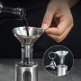 thumbnail image 4 of SouMaox Stainless Steel Kitchen Funnel Set, Sturdy Metal Transferring Tool, Filling Accessory for Small Containers, 4 of 9