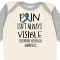 thumbnail image 4 of Inktastic Trigeminal Neuralgia Awareness Pain Isn't Always Visible Boys or Girls Long Sleeve Baby Bodysuit, 4 of 5