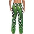 thumbnail image 7 of FREEAMG Men's Pajama Pants with Pockets Sleepwear Lounge Pants Stretch Casual Tropical Palm Leaves Jungle Plant, 7 of 7
