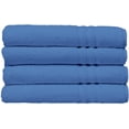 thumbnail image 1 of Springfield Linen Premium Hotel & Spa Bath Towels Cotton, 27" x 54",Set of 4 (Blue), 1 of 1