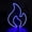 bule, variant on OAVQHLG3B Flame Neon Sign, Neon Lights For Wall Decor, USB Battery Powered Neon Wall Light