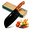 Black Coating, variant on Plys 8-inch Chef Kitchen Knife - Professional Japanese Chopping Knife, High Carbon Steel Rust Resistant Ergonomic Handle