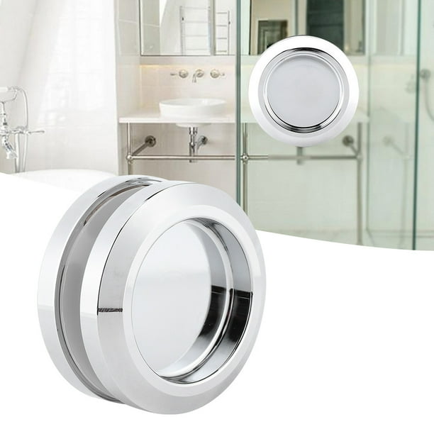 Kritne Sliding Door Handle Glass Door Round Handle Bathroom Shower Glass Door Sliding Knob Round Double Sided Handle Pull For Wood Door Walmart Com Walmart Com