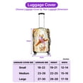 thumbnail image 5 of Welcome Fall Akita Strolling Through the Autumn Maple Forest Travel Luggage Cover Inu Dog Lover Suitcase Dust Protective Decor - 12012, 5 of 5