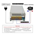 thumbnail image 6 of Adjustable Power Supply AC To DC Power Supply DC Regulated Switching Power Supply 500W 600W 800W 1000W 1200W ,Applications Widely, 6 of 7