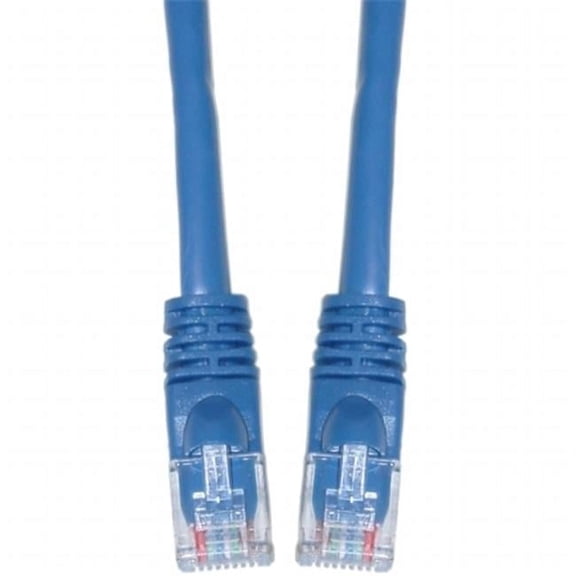 Cat6 Blue Ethernet Patch Cable, Snagless/Molded Boot, 200 foot
