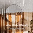 thumbnail image 2 of Cortina de ducha AmazerBath, 100% EVA, 180 x 180 cm, transparente, 2 of 7