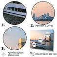 thumbnail image 3 of Designart "Shanghai Bay Yacht" Boat Floater Framed Canvas Art Print, 3 of 5