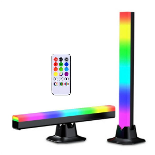 Luz LED RGB Luz de AtmóSfera de Voz TV Pared Juego de Computadora LáMpara de Recogida Juego de Juegos Luz Inteligente