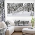 thumbnail image 1 of Buggy Forêt d'Hiver Noir et Blanc - Art sur Toile Forêt Moderne, 1 of 3