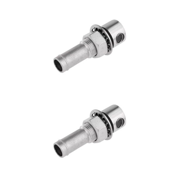 Riwesomey Respiradero de combustible de acero inoxidable 316 de 15 mm - Bote/Coche/Tanque de gasolina Tipo 1 2piezas
