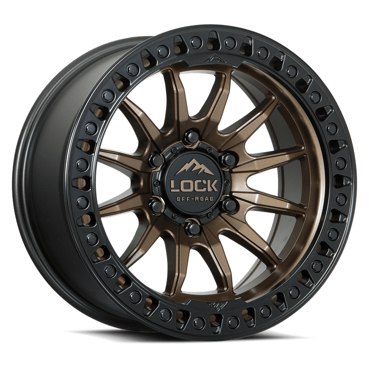 Lock Off-Road Trail Matte Bronze with Matte Black Ring 10-20