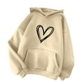 thumbnail image 4 of Aloohaidyvio Hoodies,Womens Comfortable Sweater Hooded Pocket Drawstring Sweater, 4 of 4