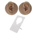 thumbnail image 2 of Ear Model for  Practice, Soft Silicone Ear Picks  Practice Body Parts, High Simulation Clear Structure Human Ear Model, Simulated Silicone Ears, 2 of 8