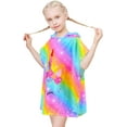 thumbnail image 2 of Nidoul Kids Hooded Towels for Girls, Unicorn Hooded Beach Towel for Kids, Soft & Absorbent Cotton Kids Poncho Towels for 3-8 Years, 24"x24", 2 of 6