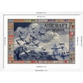 thumbnail image 5 of Art.com Military Planes of the World Aircraft Insignia WWII War Propaganda Print Plastic Sign Art Print, White Frame Wall Art, 44" x 32", 5 of 5