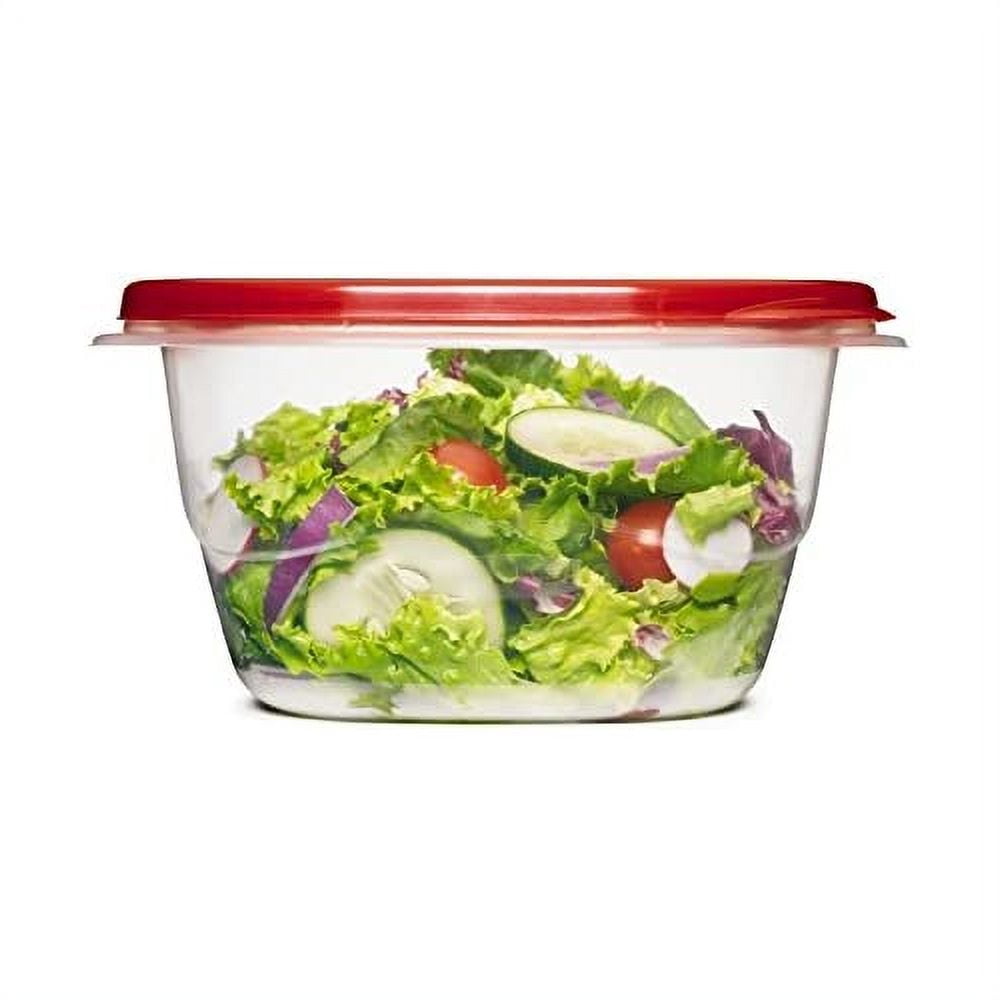 Rubbermaid TakeAlongs 5.2 C. Clear Square Food Storage Container with Lids  (4-Pack) - Kansas Lumber Homestore