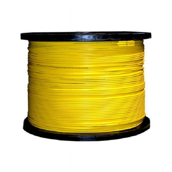 CableWholesale 10E1-001NH Zipcord Riser Rated Spool Singlemode Duplex Fiber Optic Cable, Yellow - 1000 ft.