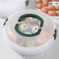 thumbnail image 2 of Convenient Cake Carrier Portable Buckle PP Cake Box Baking Packaging Box with Handle Handy Cupcake Holder Tray Cake Packaging, 2 of 9