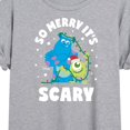 thumbnail image 3 of Monsters Inc - So Merry Its Scary  - Women's Oversized T-Shirt, 3 of 5