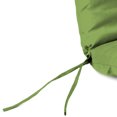 thumbnail image 6 of Jordan Manufacturing Sunbrella 72" x 22" Canvas Gingko Green Solid Rectangular Outdoor Chaise Lounge Cushion with Ties and Hanger Loop, 6 of 10