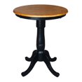 thumbnail image 1 of International Concepts Table Ronde 30 Pouces en Noir et Cerisier Doux, 1 of 4