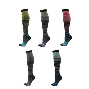 AUQ Mens Compression Socks,Professional Compression Design Compression Socks,Outdoor Sports Friendly Knee High Socks