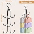 thumbnail image 3 of 2 Pack Purse Hanger Organizer for Closet  Rotatable Metal Handbag Holder Space Saving Purse Holder, 3 of 9