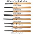 thumbnail image 4 of HAWK WOOD CHISEL 8-PIECE SET - TZ7480, 4 of 4