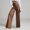 Brown, variant on Wide Leg Pants Woman Border Straight Leg Pants High Waisted Loose Casual Lounge Travel Work Sweatpants Summer Summer Beach Palazzo Trousers with Pockets Lightweight Comfy Khaki Xxl