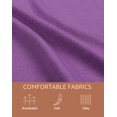 thumbnail image 6 of INNERSY Women's Pajamas Set Long Sleeve Sleepwear Button Down Nightwear Soft Pj Lounge Sets (L, Purple), 6 of 7