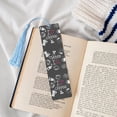 thumbnail image 4 of Kdxio I Love Coffee Print Metal Tassel Bookmarks,Perfect Gift for Art Lovers and Bookworms Metal Bookmarks for Women, 4 of 8