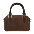 thumbnail image 1 of Bolso Bandolera Mujer Retro Gamuza Cuero Compras Fecha (Marrón), 1 of 3