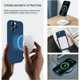 thumbnail image 2 of Magnetic for iPhone 12 Pro Max Case for Women,Shockproof Matte Luxury Metallic Luster Design with Full Camera Lens Protector, Compatible with Magsafe Case for iPhone 12 Pro Max 6.7"-Dark Blue, 2 of 13