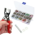 thumbnail image 3 of EBTOOLS 804Pcs Snap Fasteners Kit Sewing Button Punching Machine Hand Pressing Plierss Tools 9.5mm,Snap Fasteners,Snap Fasteners Kit, 3 of 8