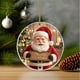 thumbnail image 5 of Adorno navideño | Decoración colgante de Papá Noel para árbol, corona y hogar | Colgante navideño de acrílico para chimenea, coche y decoración de fiestas | Regalo para familiares y amigos, 5 of 5