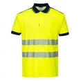 thumbnail image 4 of Portwest T180 PW3 Hi-Vis Short Sleeve Polo Safety Shirt Yellow/Black, Small, 4 of 4