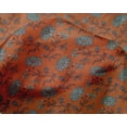 thumbnail image 4 of oneOone Silk Tabby Fabric Leaves & Floral Block Printed Craft Fabric BTY 42 Inch Wide, 4 of 4