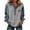 Z01-Light Gray, variant on Sweaters for Women Denim Lapel V Neck Buttons Closure Casual Long Sleeve Cable Knit Loose Pullover Sweater