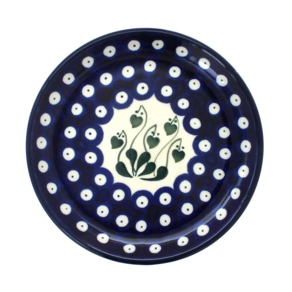 Blue Rose Polish Pottery Alyce Saucer