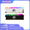 thumbnail image 1 of Memoria RAM RGB DDR4 8 Go 16 Go 32 Go (2x16GB) Kit 3200 3600MHz 288pin 1.2V DIMM RAM pour Bureau 8 Go 3200MHz (Blanc), 1 of 5